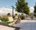 II Nagroda w konkursie na projekt Promenady Nadmorskiej w Ustce, wizualizacje