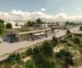 II Nagroda w konkursie na projekt Promenady Nadmorskiej w Ustce, wizualizacje