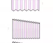 Fan House project, folding scheme