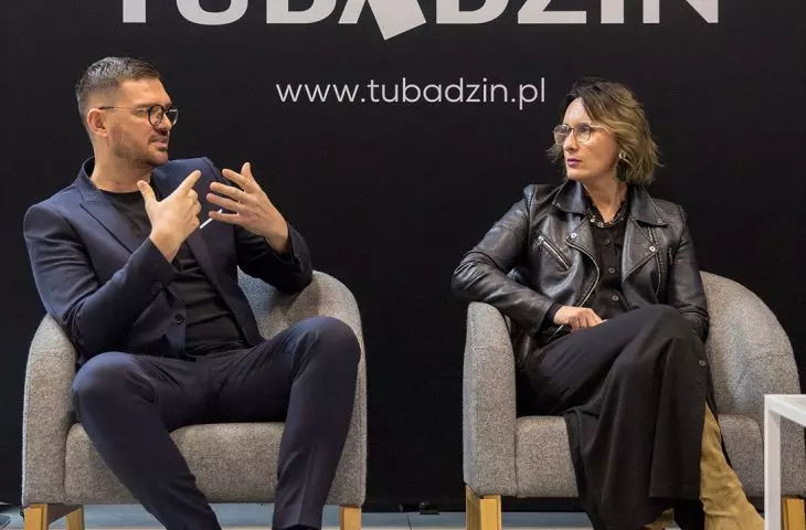 Maciej Zień, Anna Skonka-Wojtysiak, meeting on trends for 2022