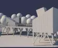 Projekt obserwatorium w Ostoi Ciemnego Nieba, kabiny obserwacyjne