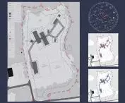 Projekt obserwatorium w Ostoi Ciemnego Nieba, zagospodarowanie terenu