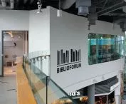 punkt biblioteczny w budynku CH Forum w Gliwicach