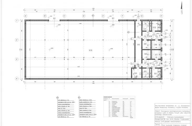 Machine shop floor plan