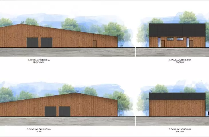 Elevations of the production building I