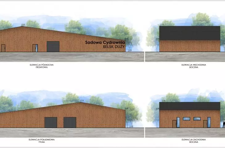 Elevations of production building III