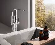 GROHE Allure Chrome freestanding bathtub faucet