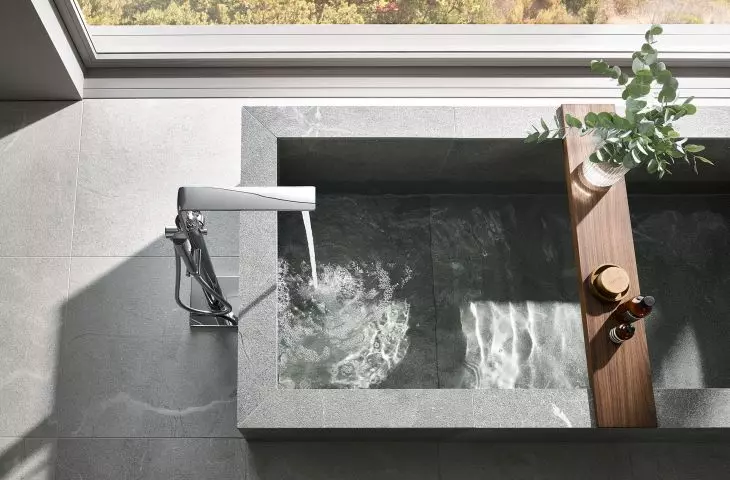 GROHE Allure Chrome freestanding bathtub faucet
