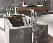 GROHE Allure Chrome freestanding bathtub faucet
