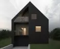 The existing building was covered with anthracite-colored sheet metal