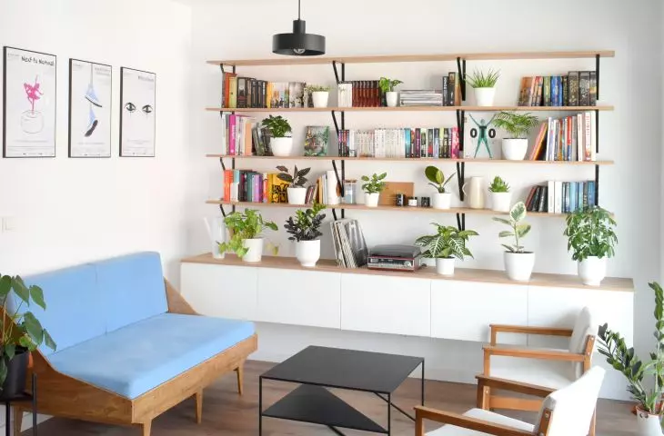 Living area of the apartment