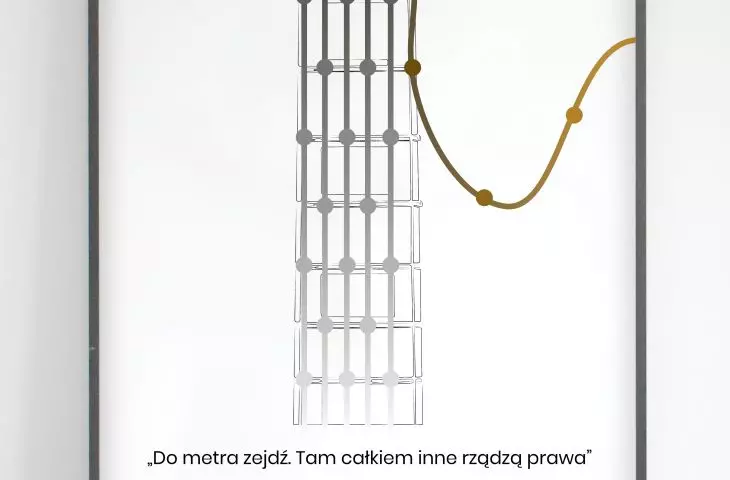 Jeden z autorskich plakatów