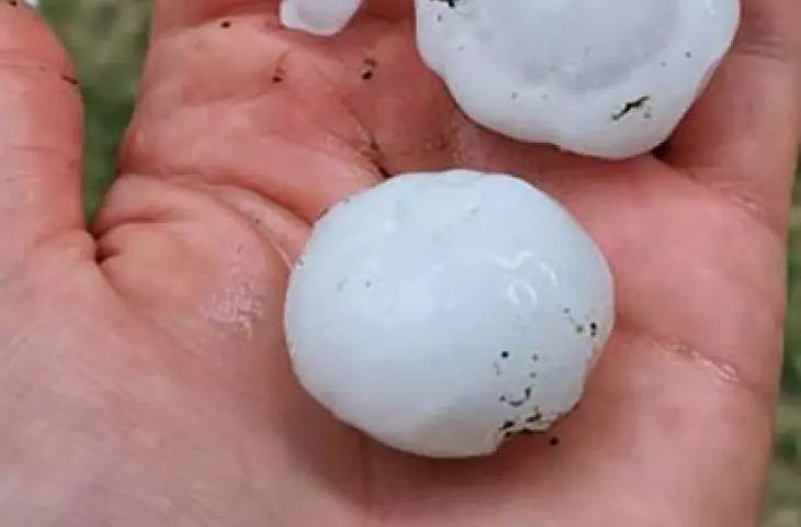 Poland is the country where hailfall is most common in Europe, according to research