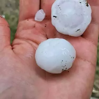 Poland is the country where hailfall is most common in Europe, according to research