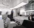 Wnętrze showroomu MISBHV, pokaz mody
