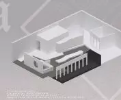 Wnętrze showroomu MISBHV, inspirowany brutalizmem