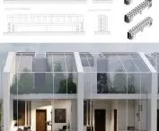 Railroad to the better living tiny house, as a bridge over train tracks