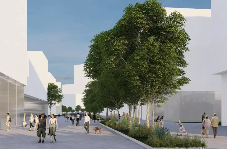 Projekt Urban Pill, ciąg pieszy