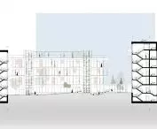 Projekt Urban Pill, przekrój A-A