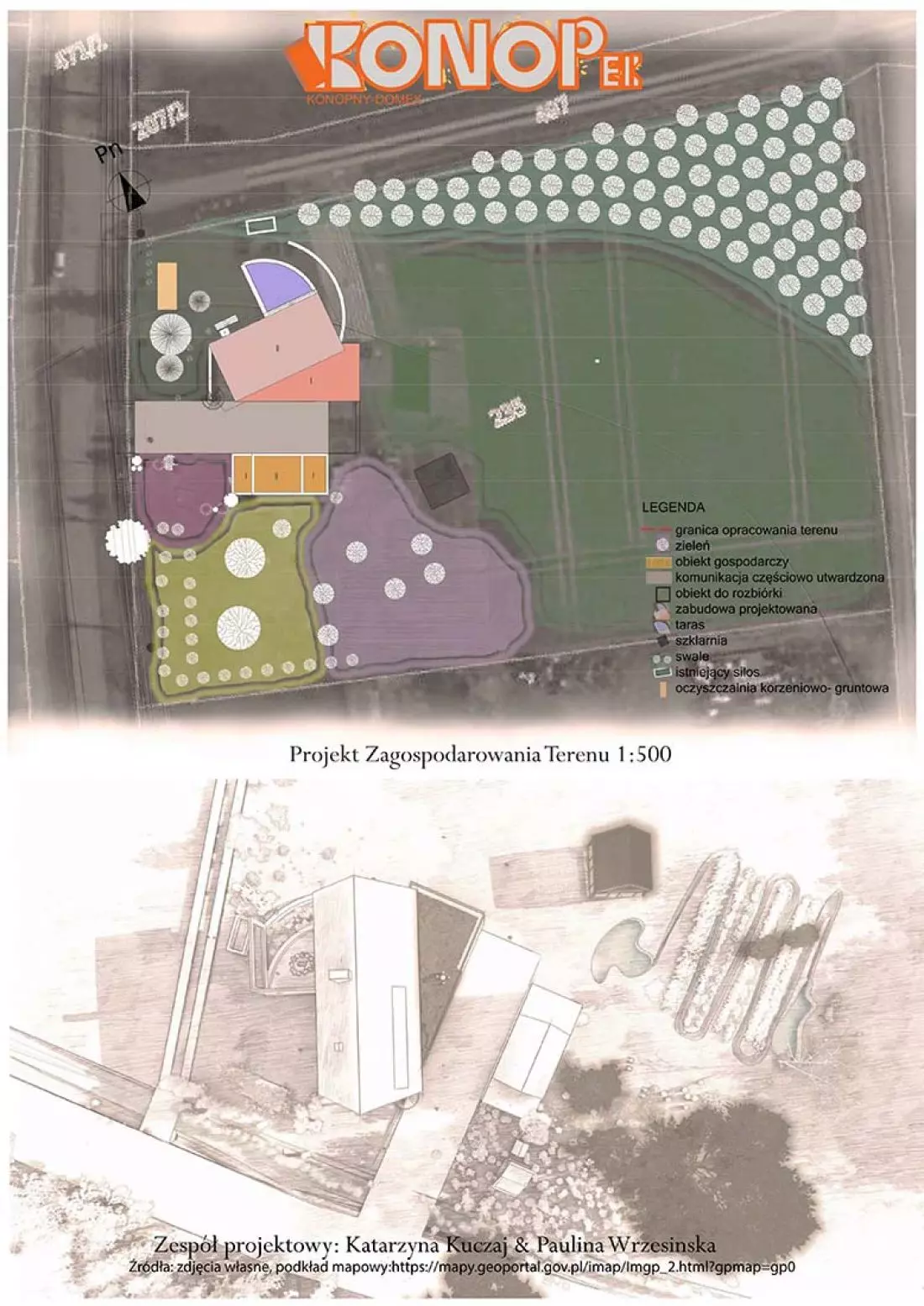 projekt zagospodarowania
terenu