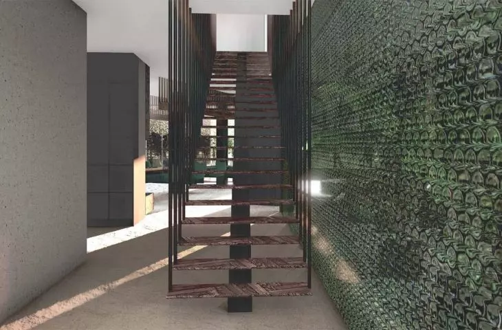 glass bottle partition