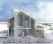 The house consists of two blocks with a rectangular base