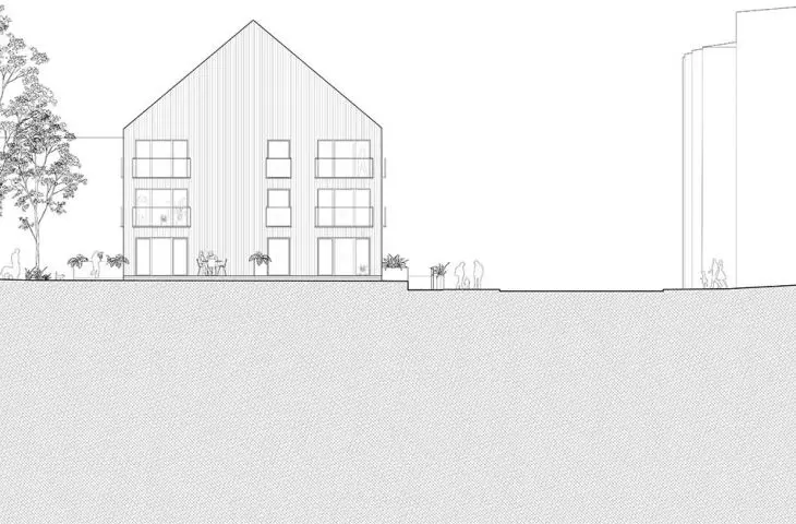 south elevation