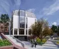 Senior center in former city hospital on Szkolna Street in Poznan - visualization