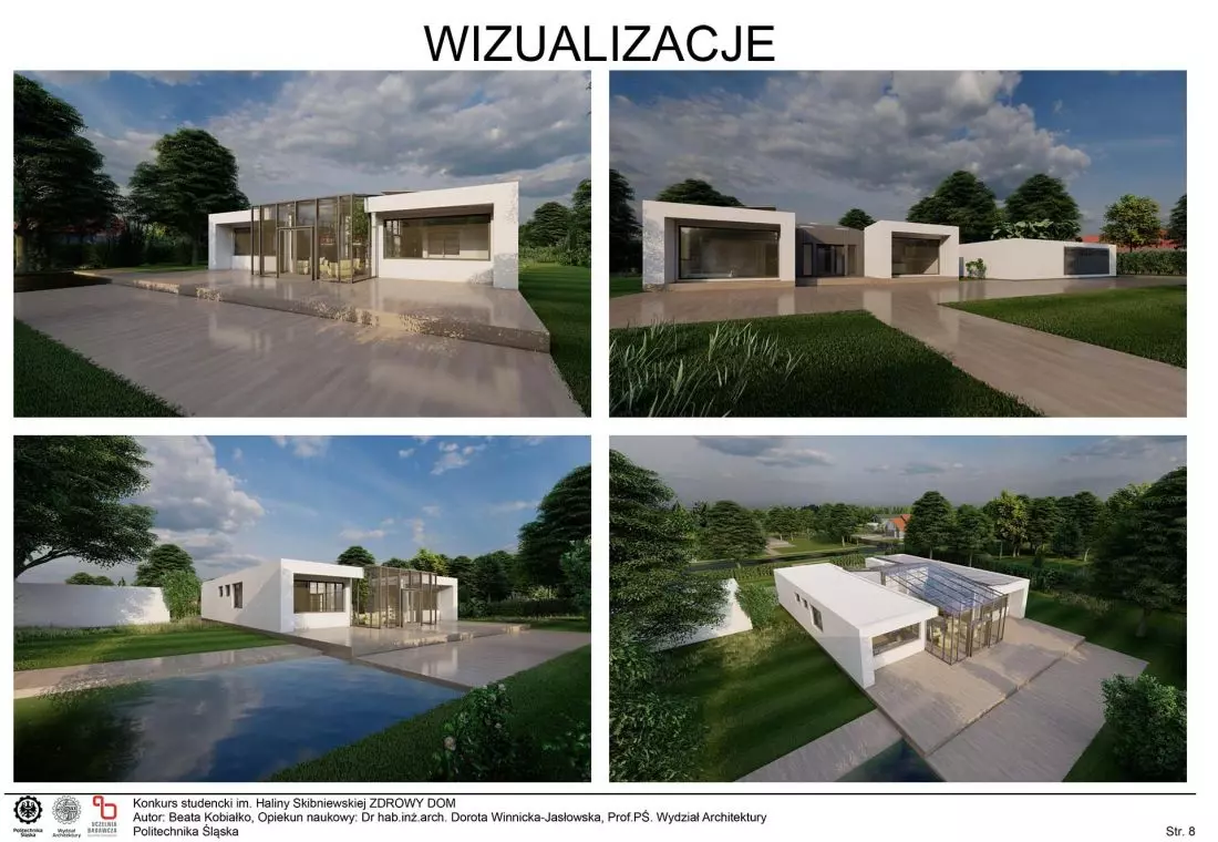 przestrzeń
zaprojektowana jest w taki sposób, żeby strefa centralna domu zachęcała domowników do przebywania razem