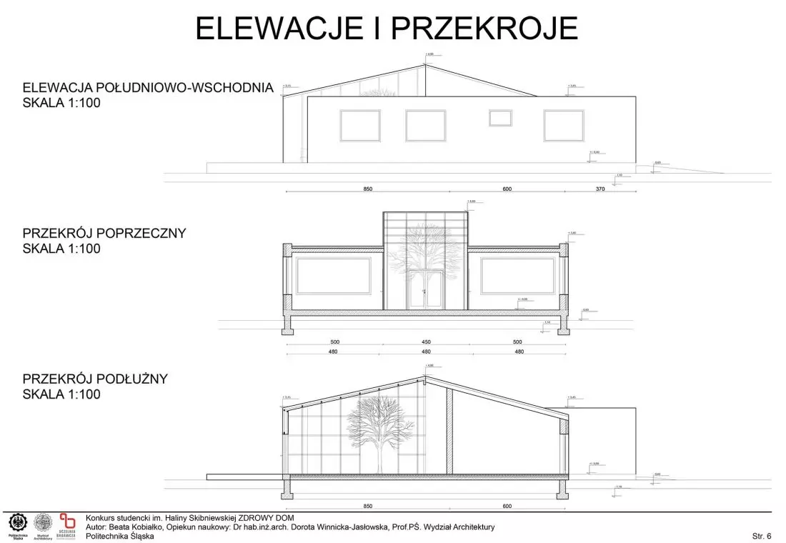 elewacje
i przekroje