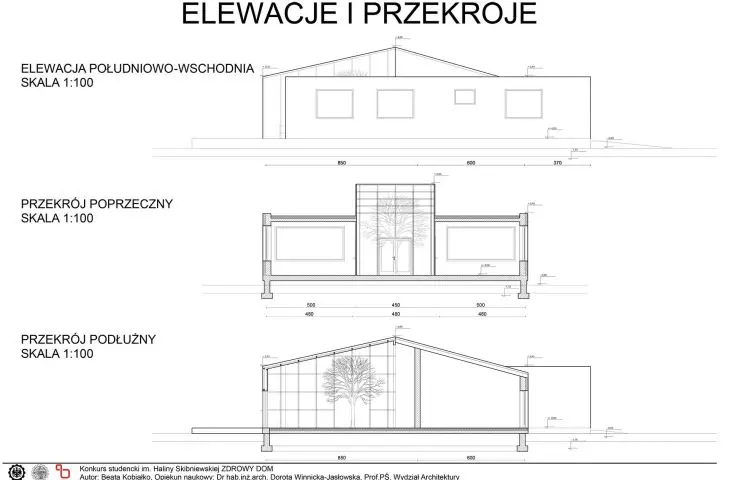 elewacje i przekroje