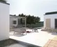 the functional program of the living area is equipped with a fireplace and an orchard
