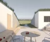 The house is set at the end of the small village of Krasnybór in the Biebrza P.N., which is surrounded by meadows and forest on the horizon