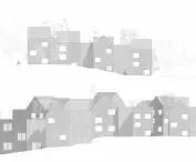 Projekt Co-living California, elewacje