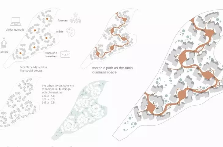 Co-living California project, PZT