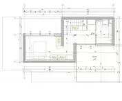 Prefabricated house, projection, option 3, floor