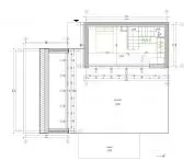 Prefabricated house, projection, option 5, floor