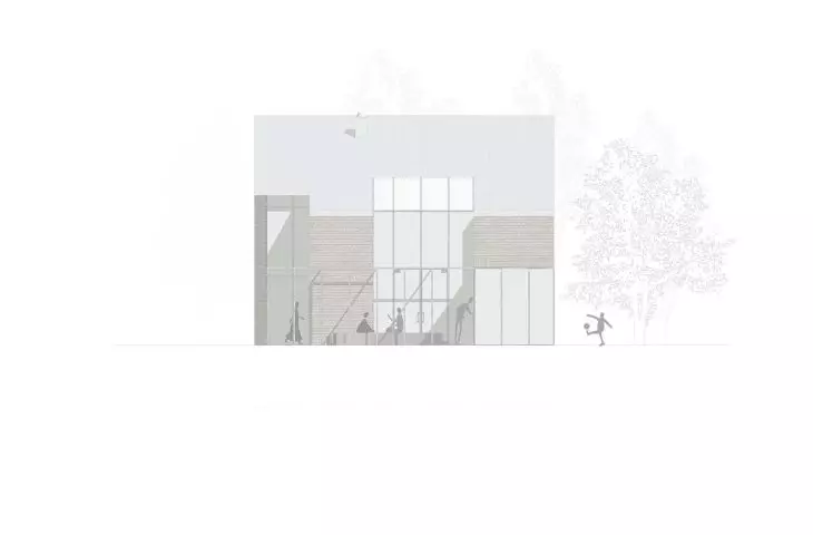 south elevation