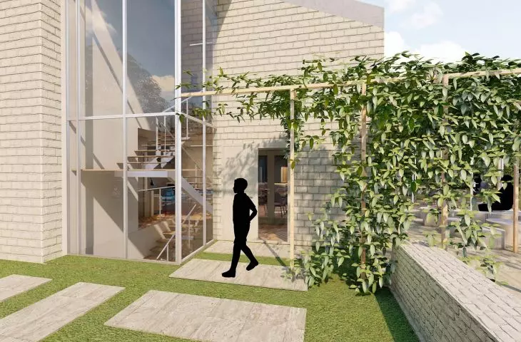The project is primarily based on sustainable construction
