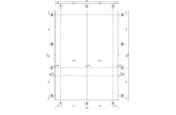 Garage roof plan