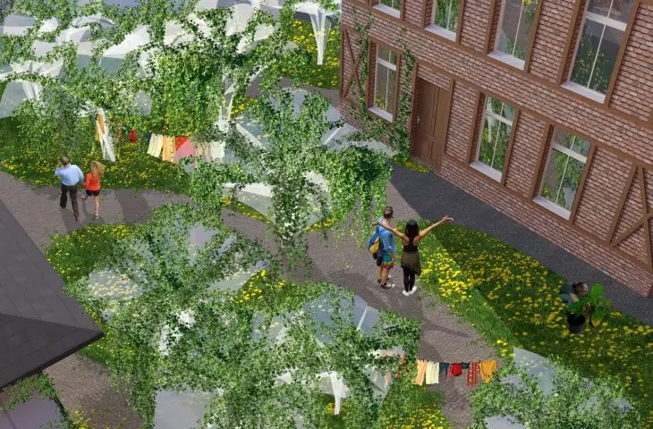 A project to change Poznan's backyards
