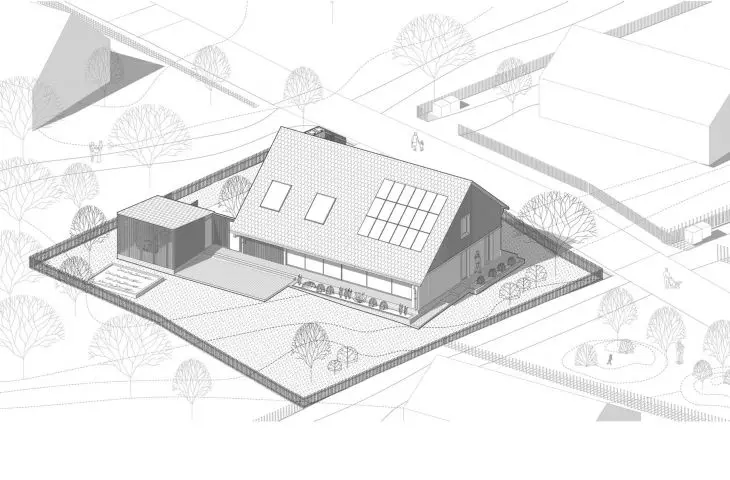 axonometry of the house