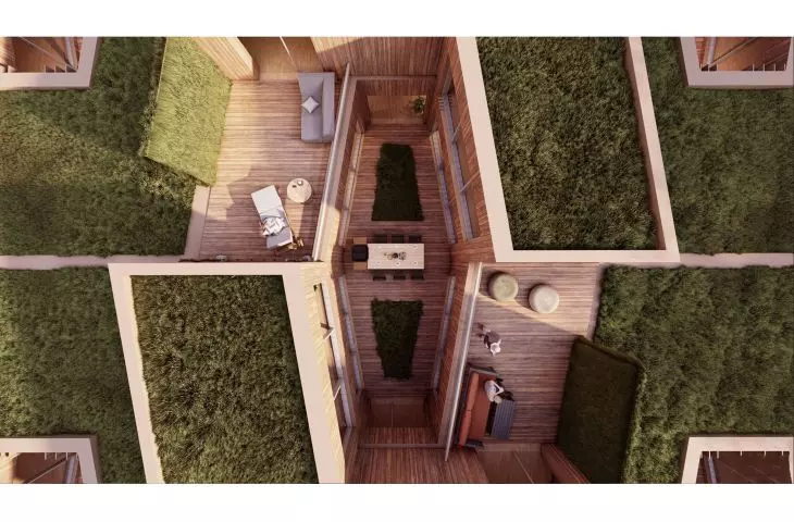 Visualization of the ENDA estate - detail
