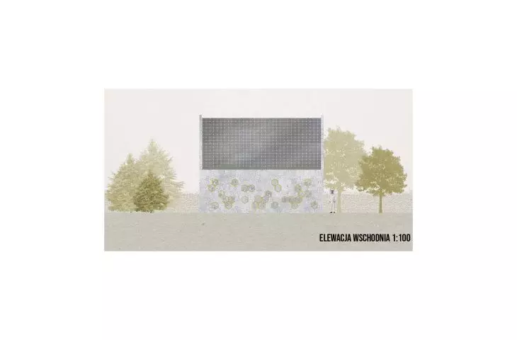 elevation panels will allow access to the interior of the hive and the holes in them will provide ventilation and access for the bees to the den