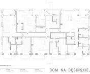 House on Debinska Street, 3-storey plan