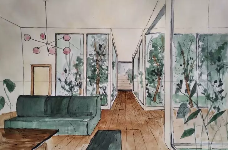 zatarte granice pomiędzy domem a ogrodem