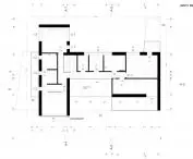 House on a slope, second floor plan