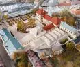 Radziwill Palace in Vilnius - bird's eye view