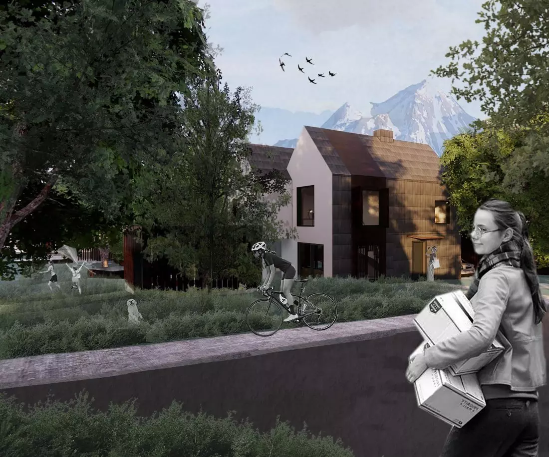 Projekt ALTHOUSE,
widok z ulicy