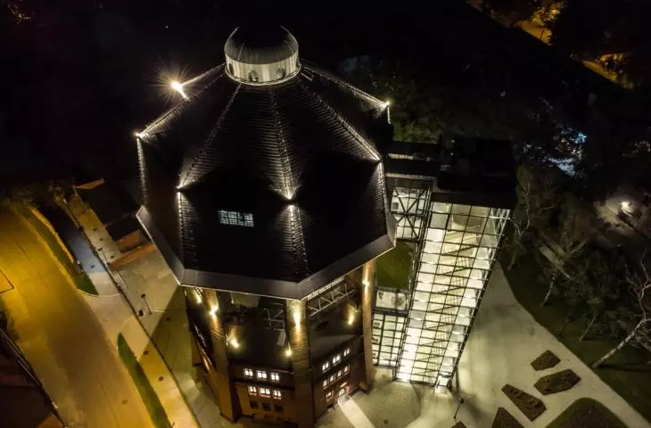 Water tower is one of the gems of industrial architecture